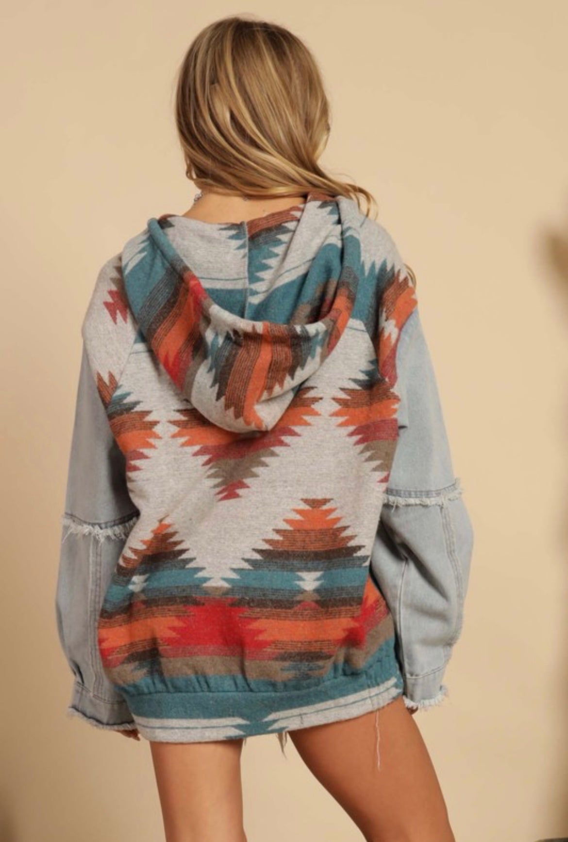 Aztec Denim Jacket
