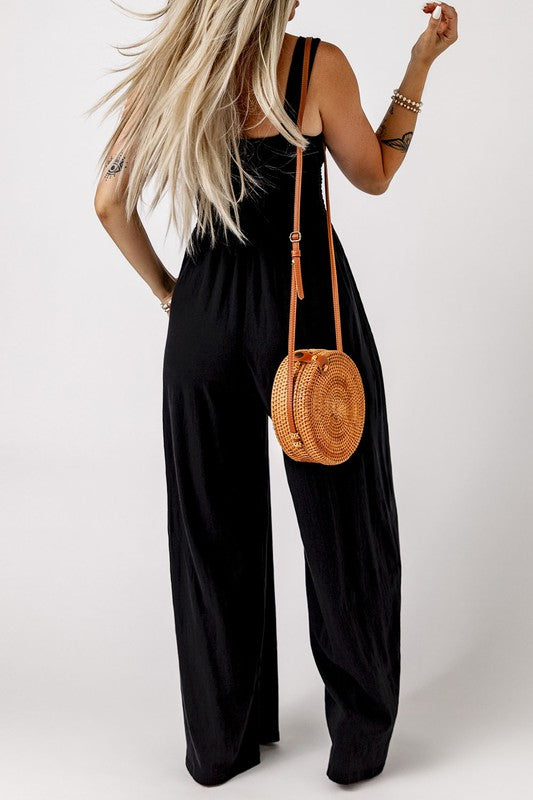 Wide leg jumpsuit