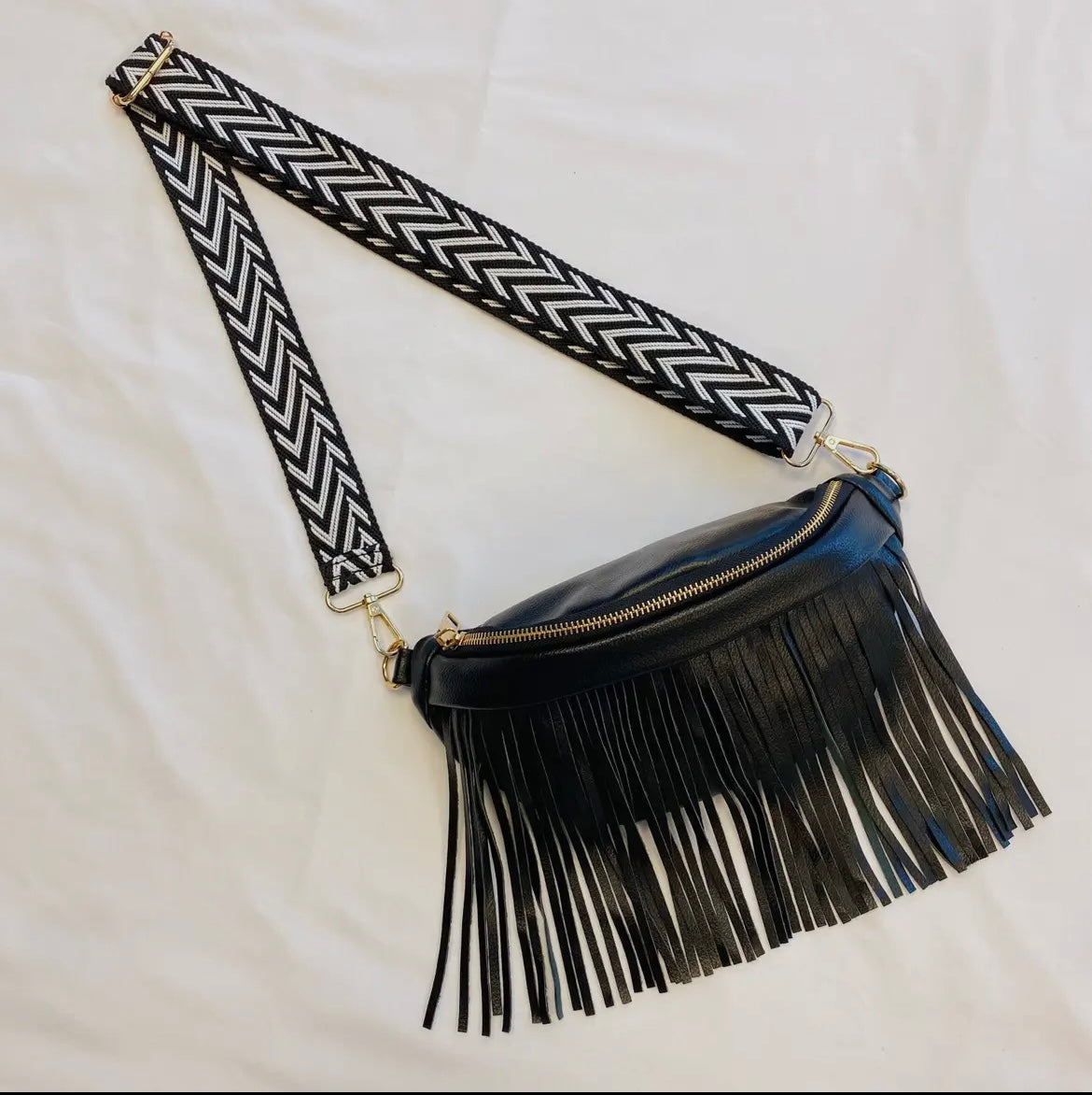 Fringed or Not Crossbody Bag