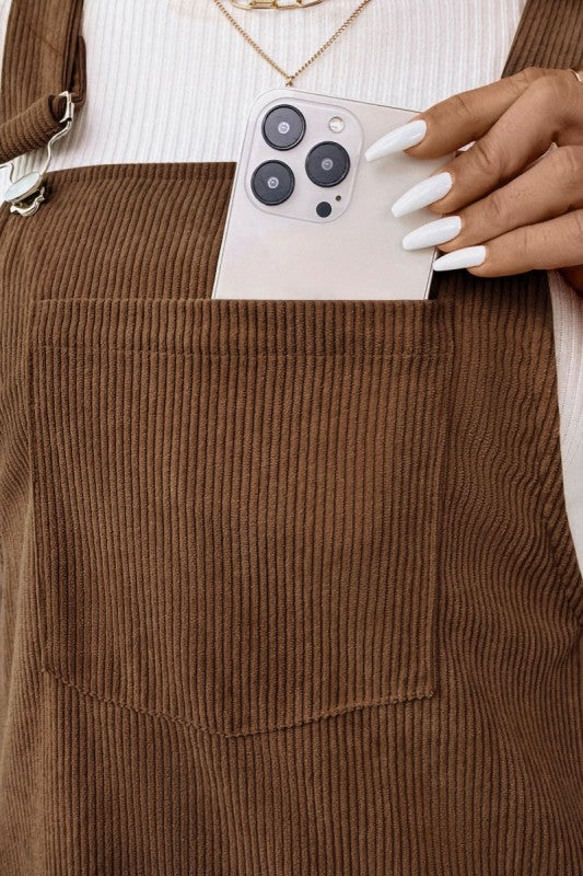 Corduroy overall