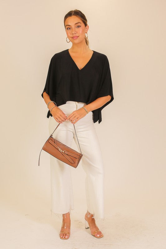 Flowy poncho top