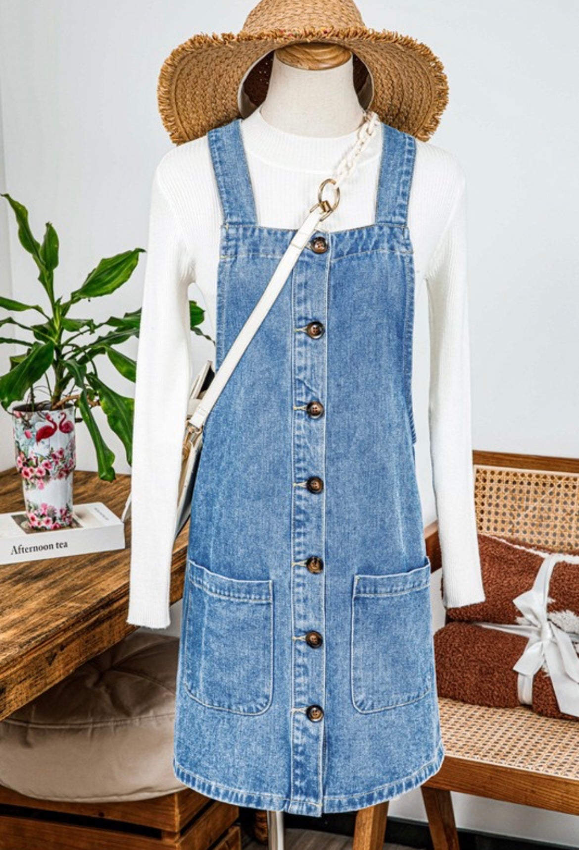 Denim dress