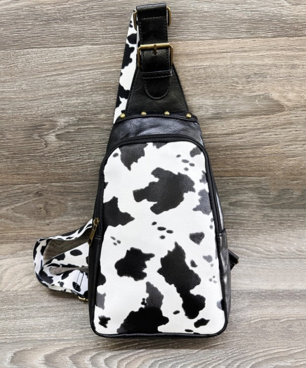 Cow crossbody