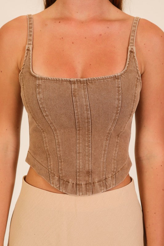 Corset tank top
