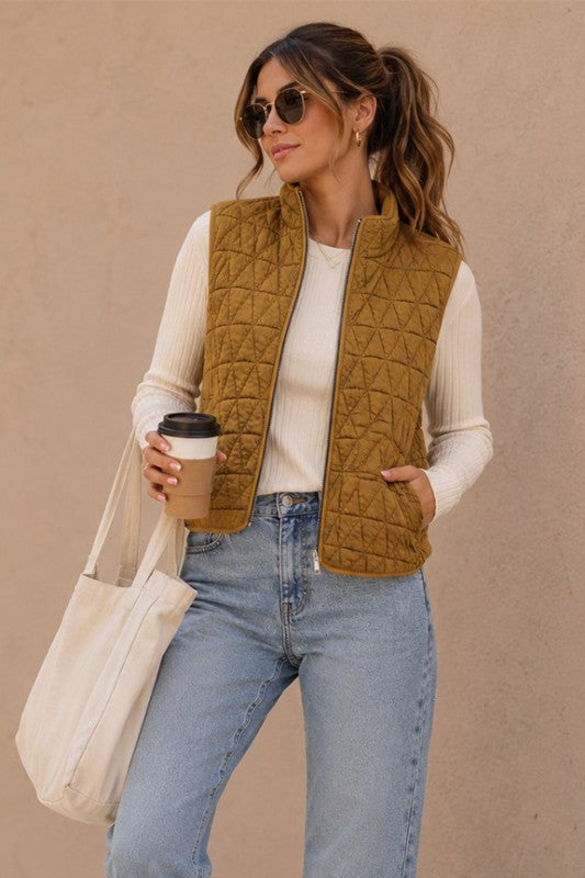 Quilted vest