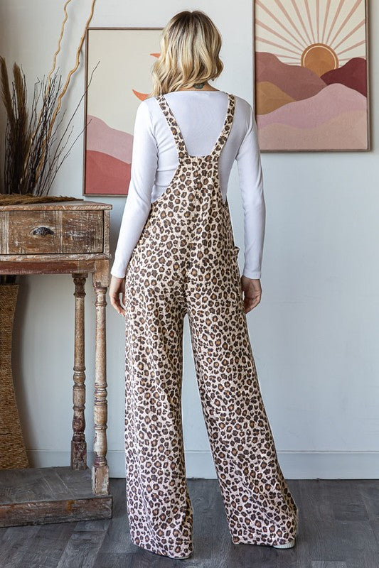 Leopard pant jumpsuit
