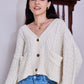 Button front winter cardigan