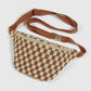 Checked crossbody