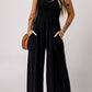 Wide leg jumpsuit