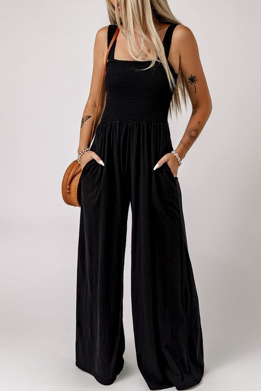 Wide leg jumpsuit