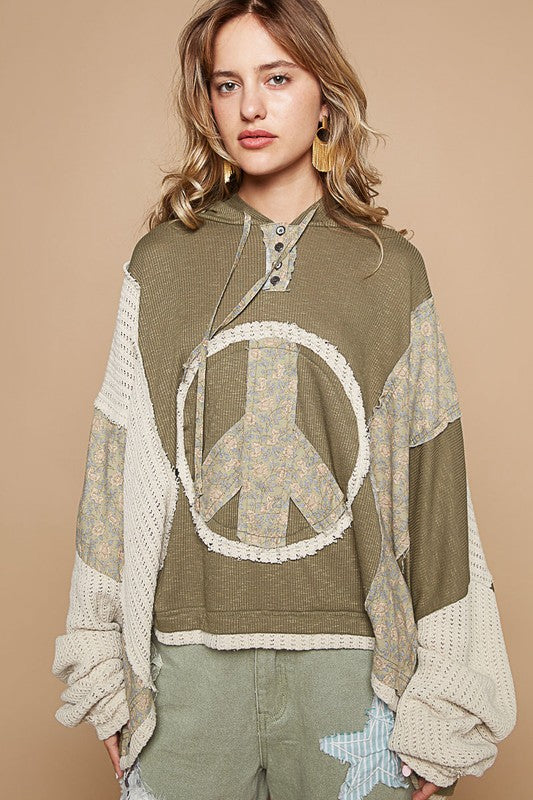 Peace Patch Top