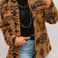 Khaki Aztec shacket