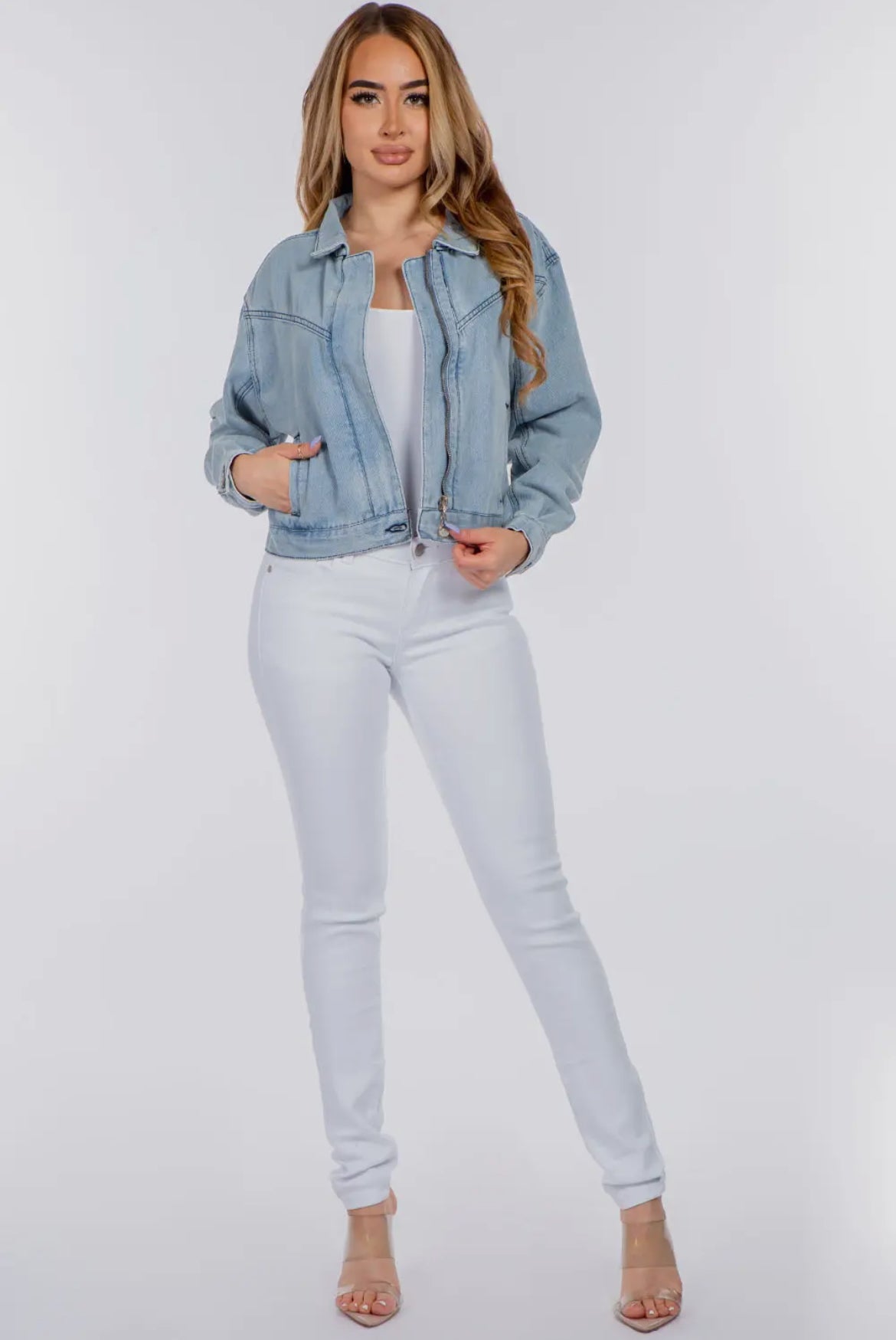 Moto Denim Jacket