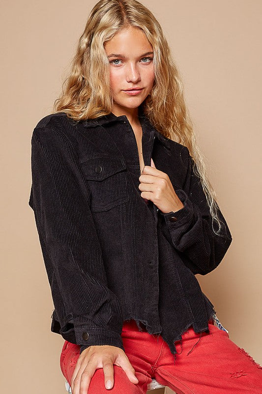 Vintage Fray Corduroy Jacket