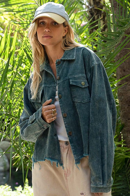 Vintage Fray Corduroy Jacket