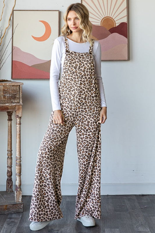 Leopard pant jumpsuit