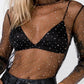 Sheer sparkle top
