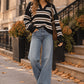 Striped color block
