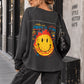 Loose graphic top