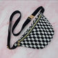 Checked crossbody