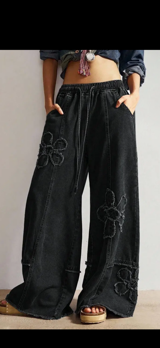 Embroidered jeans