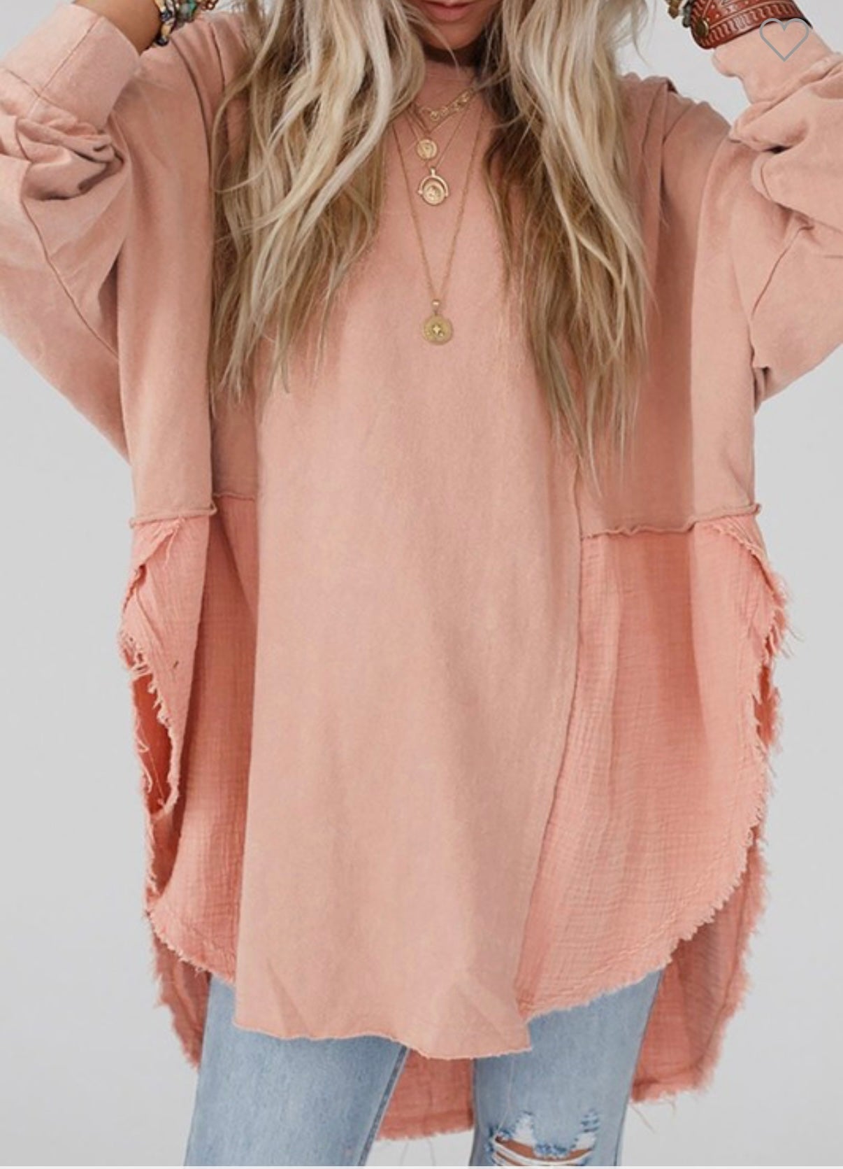 High low tunic top