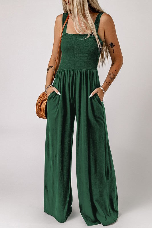 Wide leg jumpsuit