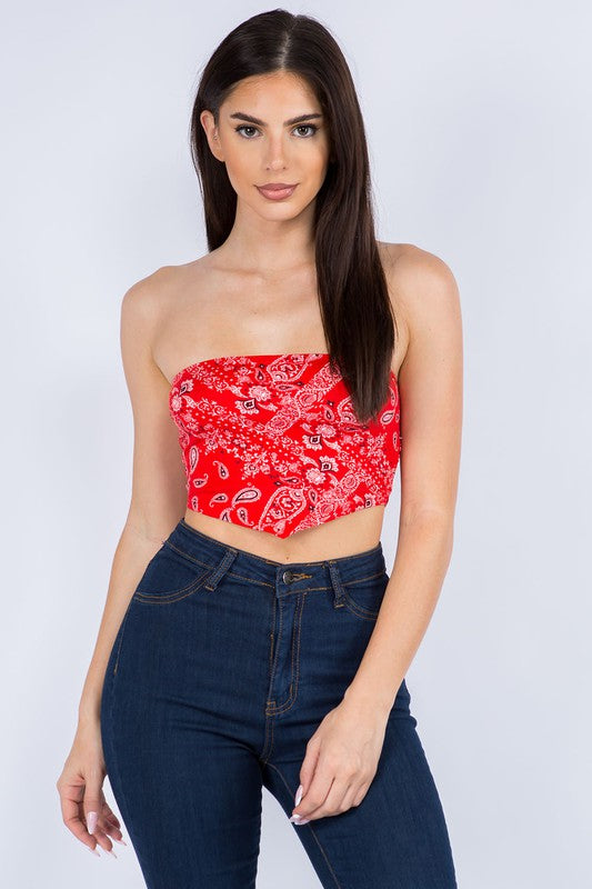 Bandana tube top
