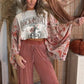 Rock n roll graphic top