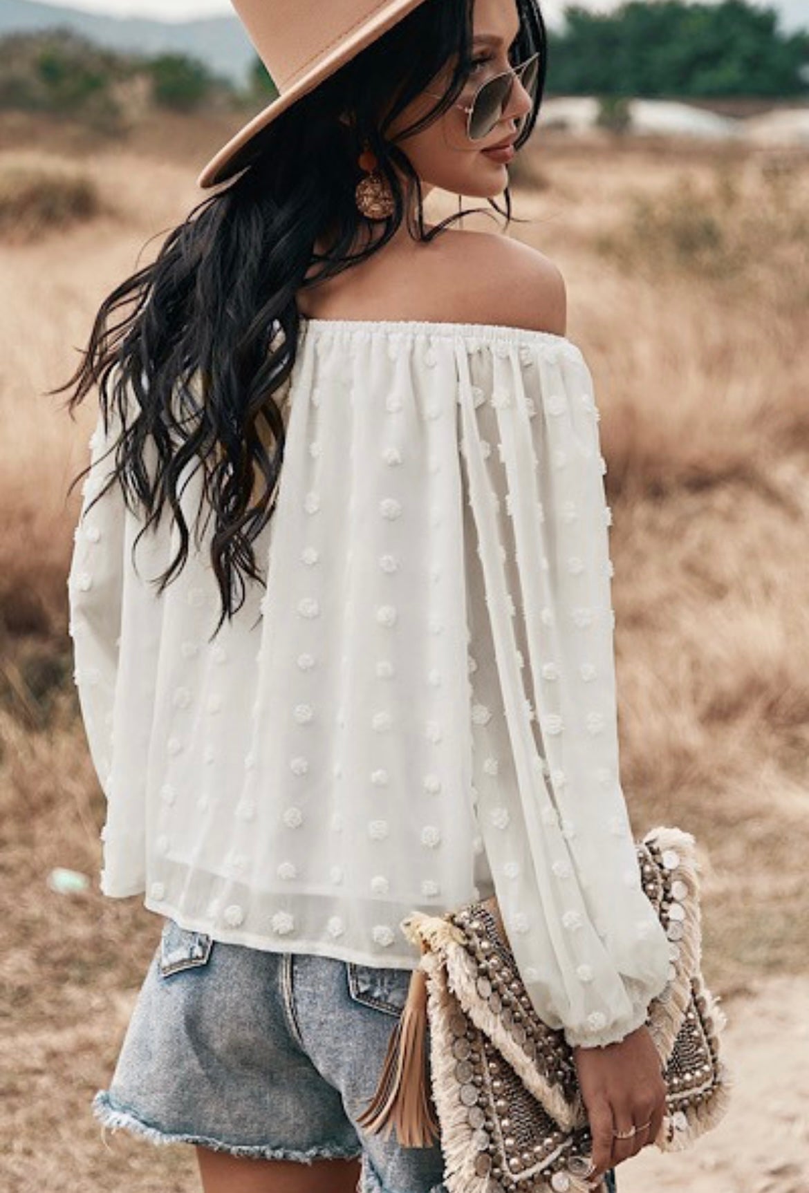 Dotted off the shoulder