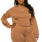 2-Piece Cropped Hoodie and Jogger Set