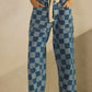 Checkered trend pants