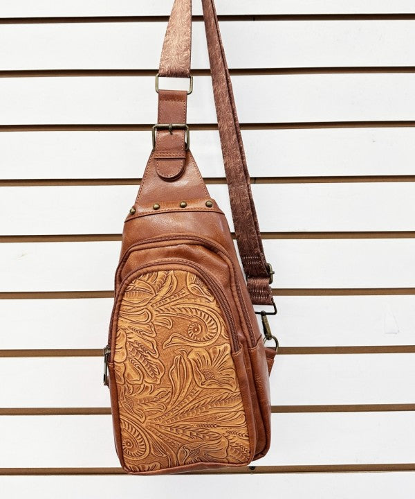 Cross body brown