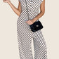 Checkered jumpsuit