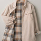 Reversible Plaid & Corduroy Shacket
