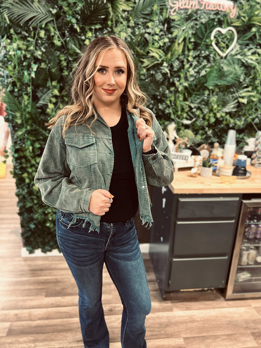 Vintage Fray Corduroy Jacket