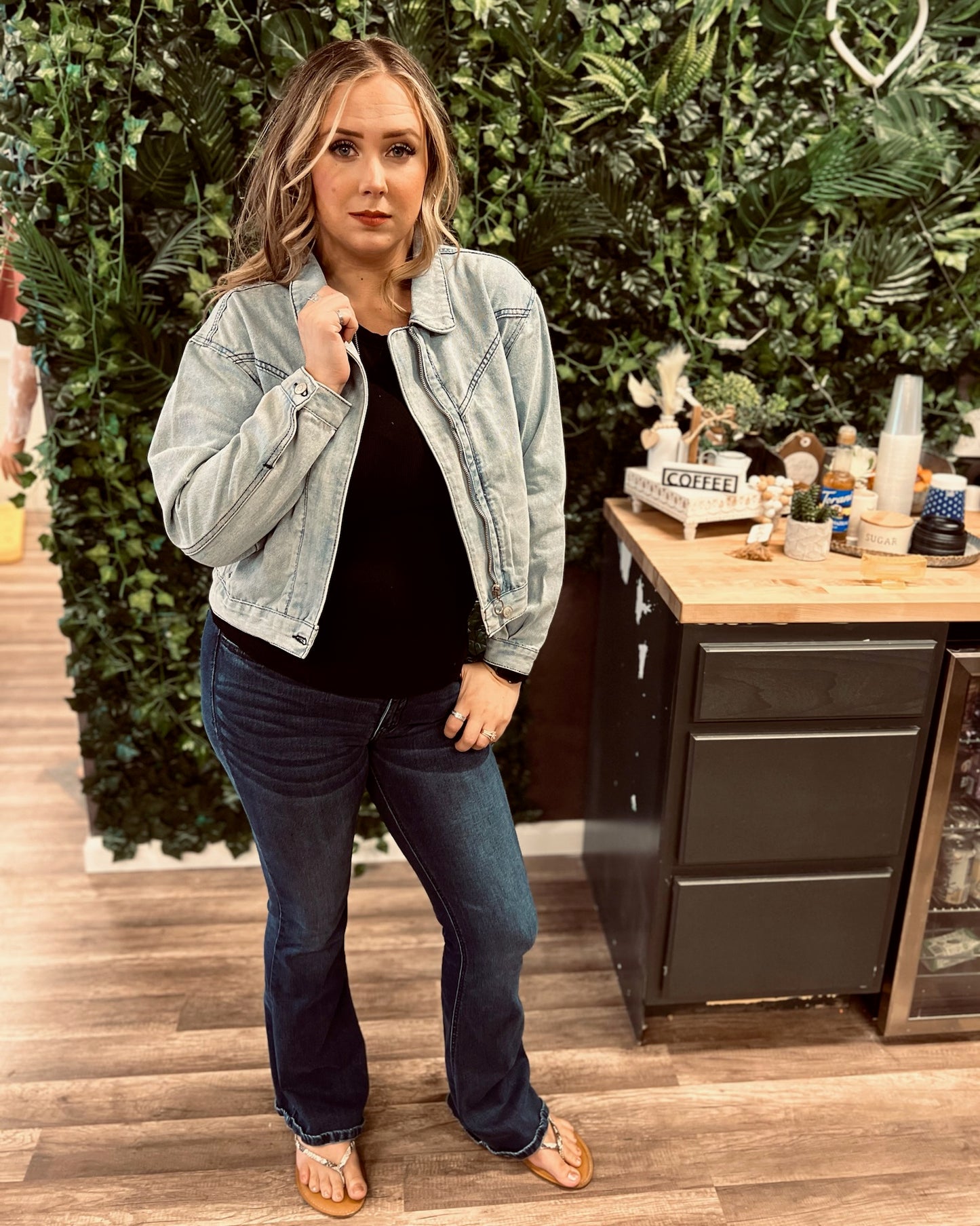 Moto Denim Jacket