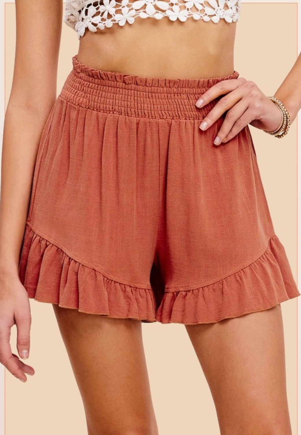 Ruffle shorts